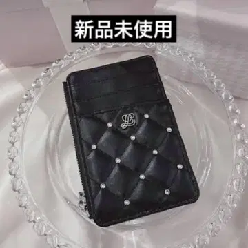 LARME de LAPIN 퀼팅 비쥬 프래그먼트 케이스 블랙