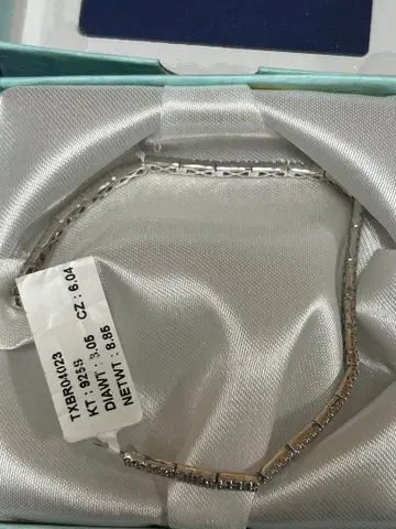 Silver 925 테니스 팔찌 CZ