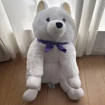 흐물흐물 사모예드 군 스카프 보라색 초특대형 GiGO 한정판