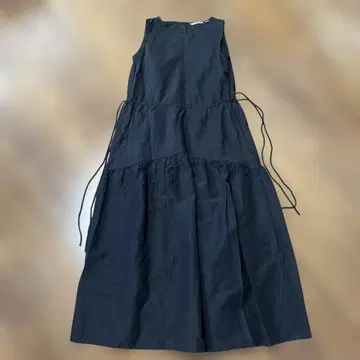 UNIQLO 린넨 블렌드 티어드 원피스 M 미사용 새상품