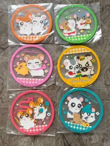 두근두근 햄토리 코스터 6장 세트