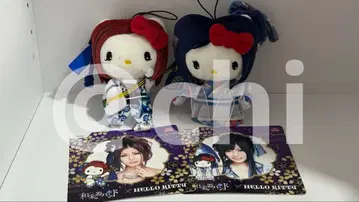 일본 전통 악기 밴드 x HELLO KITTY 봉제 인형 마스코트 8종