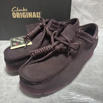 [미사용] CLARKS 왈라비 고어텍스 vibram 스웨이드 26cm