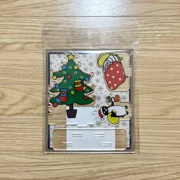 Suica 펭귄 아크릴 액세서리 스탠드 크리스마스