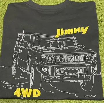 미사용 새상품 시마무라 Jimny 짐니 자수T셔츠 LL사이즈 블랙