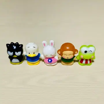 산리오 손가락 인형 소프트 비닐 치어리 참 바츠마루 몽키치 케로피 페클
