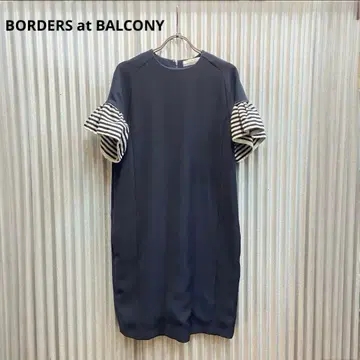 [ 새상품급 ] 보더스 앳 발코니 원피스 무릎 기장 원피스 반팔 36