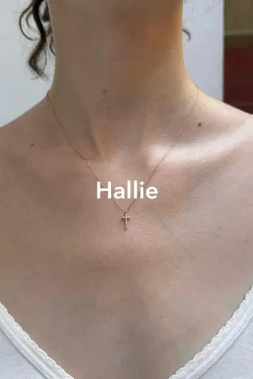 새상품 Brandy Melville 골드 크로스 목걸이 펜던트
