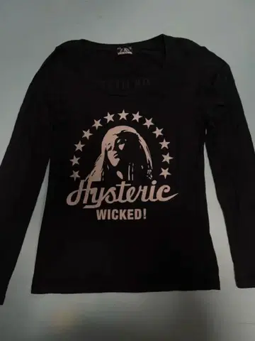 HYSTERIC GLAMOUR 긴팔 티셔츠 WICKED!