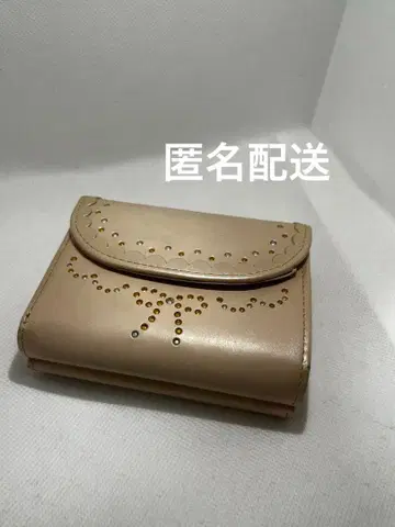안나수이 지갑 핑크 베이지 리본 패션 잡화