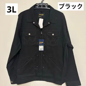 Wrangler 랭글러 워크 집업 점퍼 긴팔 블랙 3L