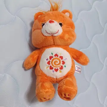 케어베어 오렌지 봉제 인형 S