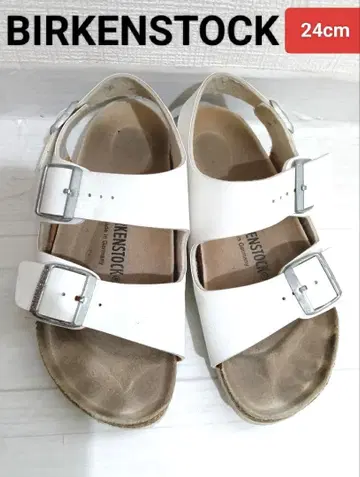 버켄스탁 BIRKENSTOCK 밀라노 화이트 37 (24cm)