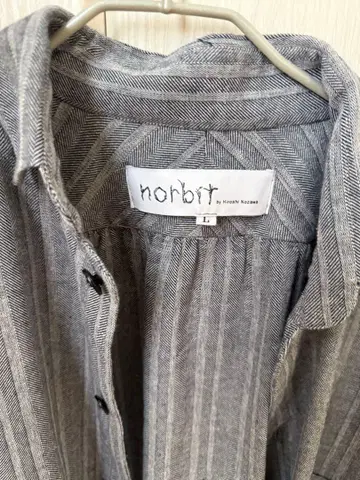 [ 새상품급 ] norbit 노빗 스트라이프 셔츠 L 사이즈 긴팔