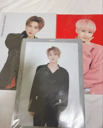 SEVENTEEN 정한 클리어 파일 3장 세트