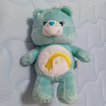 케어베어 라이트 블루 봉제 인형 S