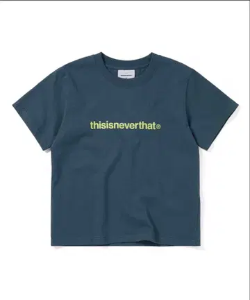thisisneverthat 로고 T셔츠 네이비