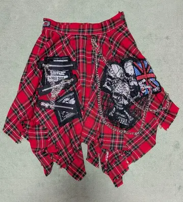 MAD GIRL MAD PUNKS 아지메 스커트 M 펑크 고딕