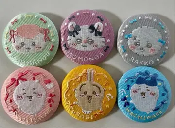 치이카와 자수 캔뱃지 6개 세트