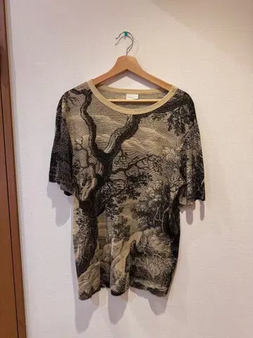 DRIES VAN NOTEN 풍경화 프린트 T셔츠