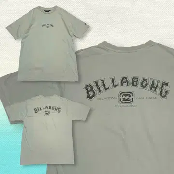 90s-00s BILLABONG 양면 로고 T셔츠 그레이 26테107