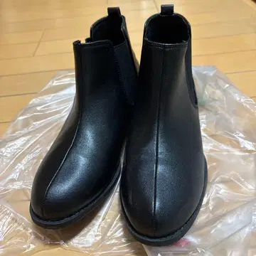 JELLY BEANS 사이드 고어 부츠 블랙