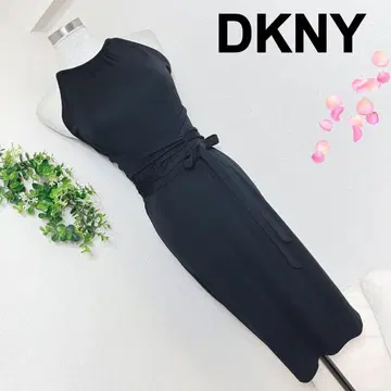 DKNY 다나카란뉴욕 블랙 미실루엣 타이트 원피스