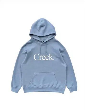 Creek / 로고 풀오버 후디 라이트 블루