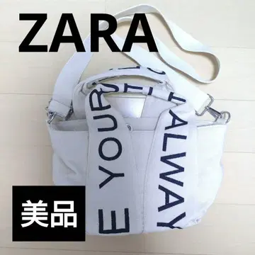ZARA 캔버스 숄더백