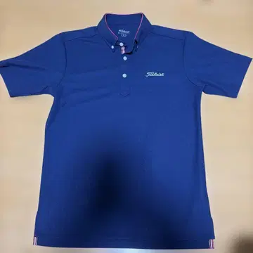 Titleist 골프 셔츠 네이비 M 사이즈