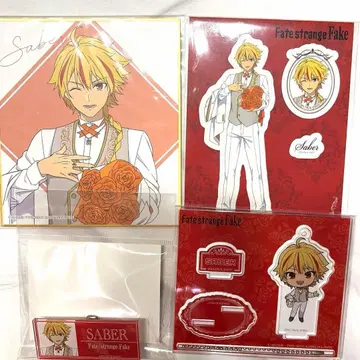 Fate/strange Fake 세이버 세트 장미 꽃다발