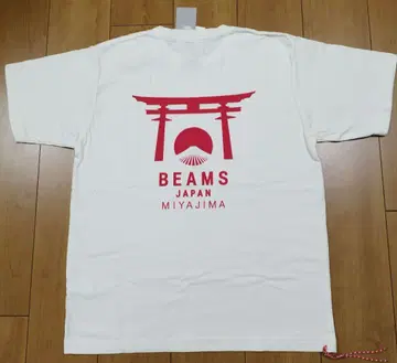 [ 미착용 ] BEAMS JAPAN 미야지마 한정판 T셔츠 S