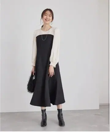 로페피크닉 도킹 머메이드 원피스