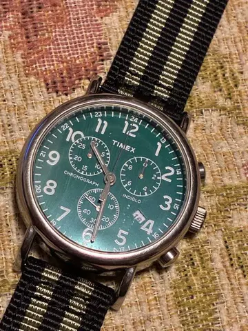 TIMEX 크로노그래프 손목시계 배터리 교환 완료