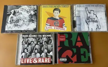 RAGE AGAINST THE MACHINE CD 5장 세트