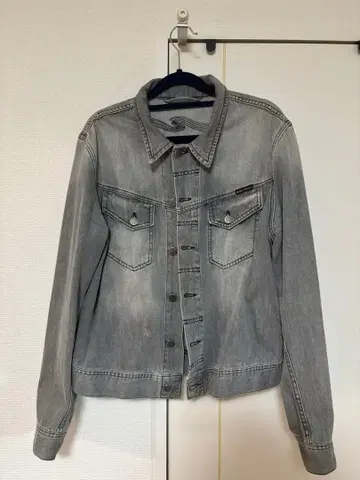 Nudie Jeans 데님 자켓 그레이