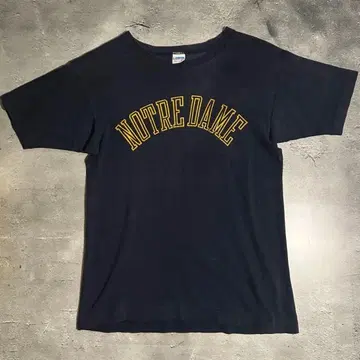 Champion 티셔츠 70s 바택 네이비 칼리지 티셔츠