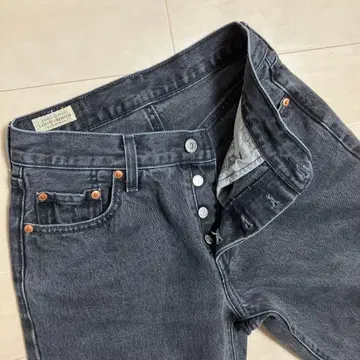 Levi's 501 90s 스트레이트 데님 블랙