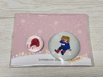 에반게리온 직물 캔뱃지 세트 치비 아스카 A세트