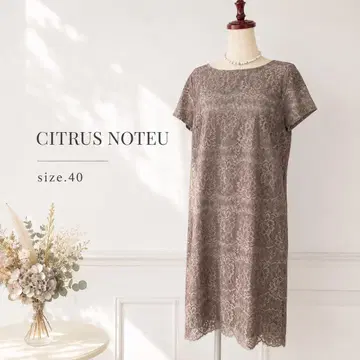 36 새상품급 citrus noteu 엘레강스 레이스 원피스