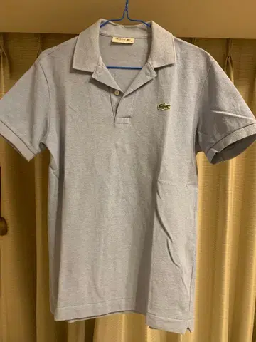 LACOSTE 피케 셔츠 라이트 블루