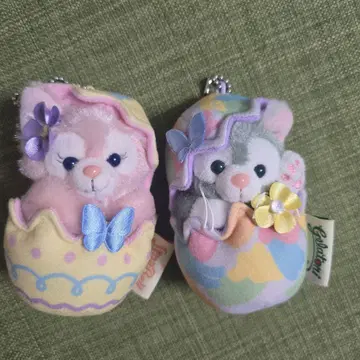 디즈니 젤라토니 리나벨 봉제 인형 키체인 부활절 2점
