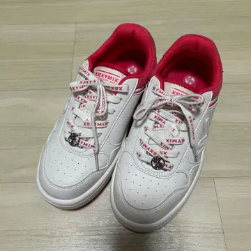 젝시믹스 스니커즈 화이트 핑크 23.5cm