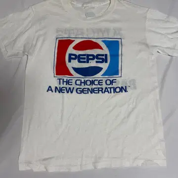 빈티지 펩시 T셔츠 PEPSI 농구 기업 로고