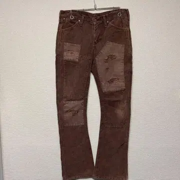 AKM x WRANGLER 패치워크/부츠컷 팬츠/코듀로이