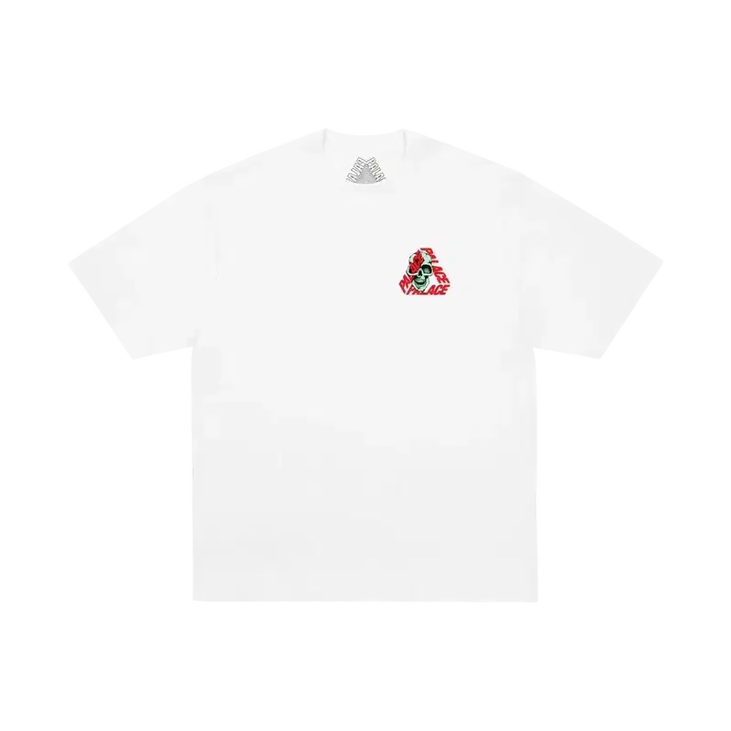 팔라스 P3 스컬 티셔츠 화이트 - 25SS