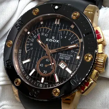 단종 모델 EDOX 에독스 클래스1 크로노오프쇼어 레트로그래드