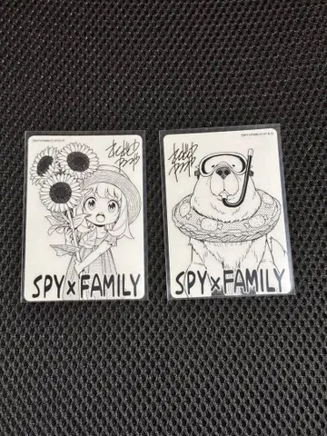 SPY x FAMILY 스파이 패밀리 나츠코미 2022 특제 더블 스티커