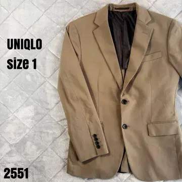 UNIQLO 유니클로 테일러드 자켓 카키 size 1 2551
