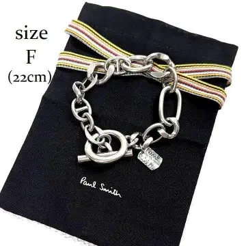 폴스미스 Mixed Chain 만텔 체인 팔찌 22cm